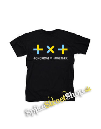 TXT - TOMORROW X TOGETHER - Logo Symbol - čierne detské tričko