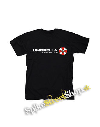 UMBRELLA CORPORATION - Logo Red White - čierne detské tričko