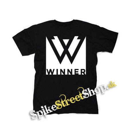 WINNER - Logo K-Pop Band Motive 2 - čierne detské tričko