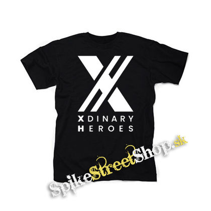 XDINARY HEROES - Logo - čierne detské tričko