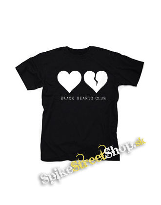 YUNGBLUD - Black Hearts Club - čierne detské tričko