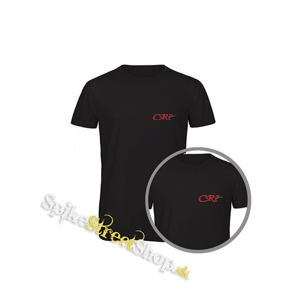 CRISTIANO RONALDO - Red CR7 - čierne detské tričko