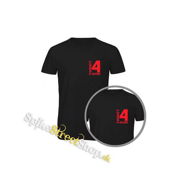 TWENTY FOR SEVEN - Logo - čierne detské tričko