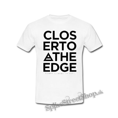 30 SECONDS TO MARS - Closer To The Edge - biele pánske tričko
