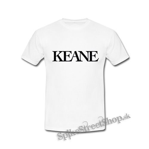 KEANE - Logo - biele pánske tričko