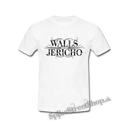 WALLS OF JERICHO - Logo - biele pánske tričko