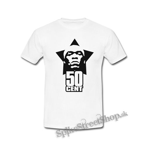 50 CENT - Logo Portrait - biele detské tričko