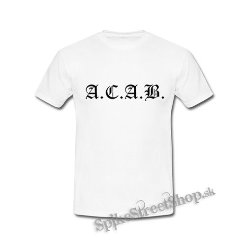 ACAB - biele detské tričko