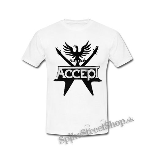 ACCEPT - Black Sign - biele detské tričko