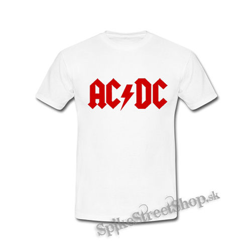 ACDC - Red Logo - biele detské tričko
