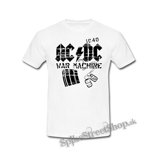 ACDC - War Machine - biele detské tričko