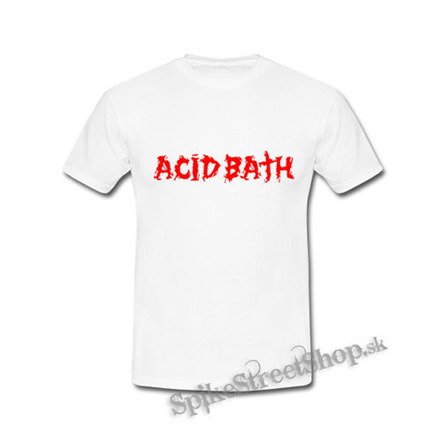 ACID BATH - Logo Red - biele detské tričko