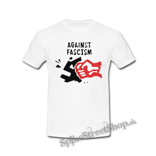 AGAINST FASCISM - biele detské tričko