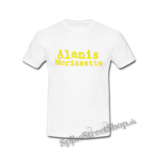 ALANIS MORISSETTE - Logo - biele detské tričko