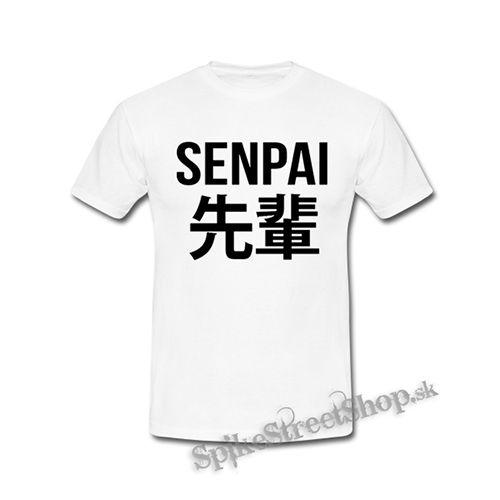 ANIME - SENPAI - Logo & Symbols - biele detské tričko