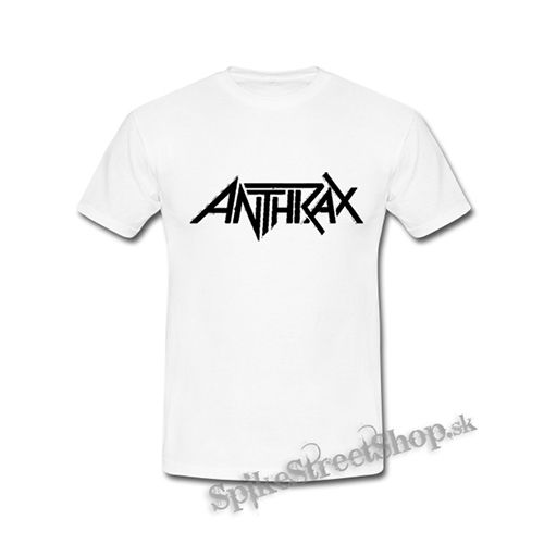 ANTHRAX - Logo Black - biele detské tričko