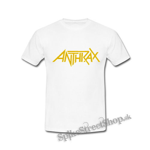 ANTHRAX - Logo Yellow - biele detské tričko