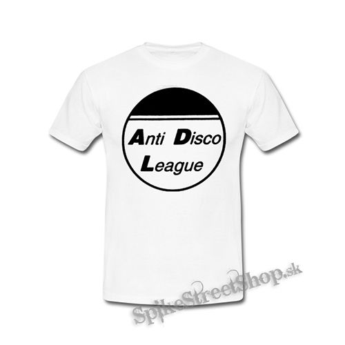 ANTI DISCO LEAGUE - Logo Circle - biele detské tričko
