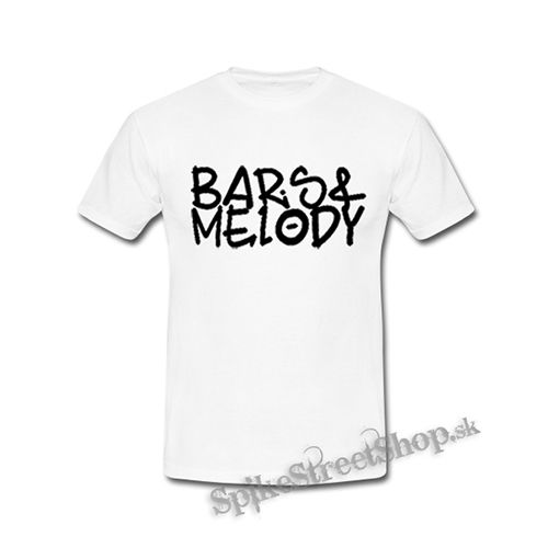 BARS & MELODY - Logo - biele detské tričko