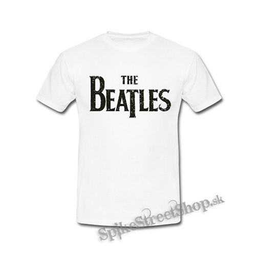 BEATLES - Logo Vintage - biele detské tričko
