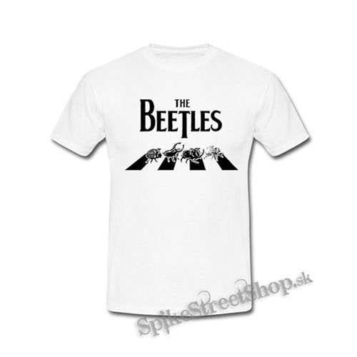 BEETLES - biele detské tričko