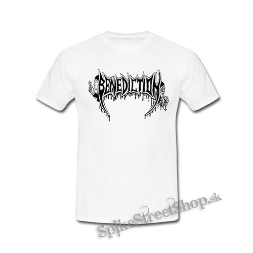 BENEDICTION - Logo - biele detské tričko