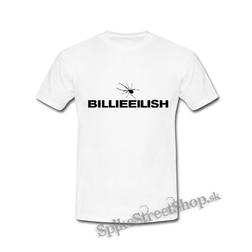 BILLIE EILISH - Logo Spider - biele detské tričko