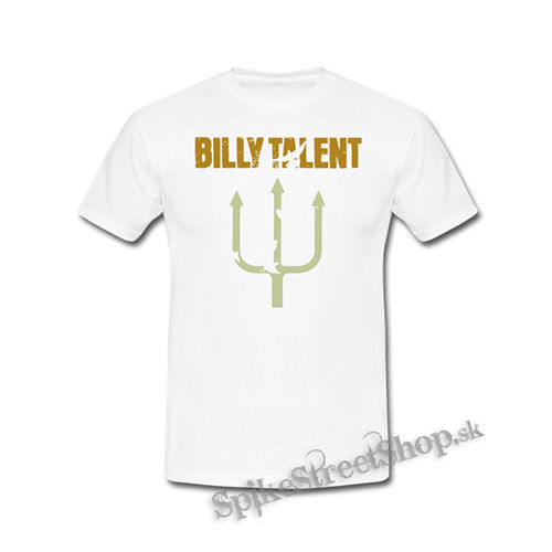BILLY TALENT - Logo Yellow Green - biele detské tričko