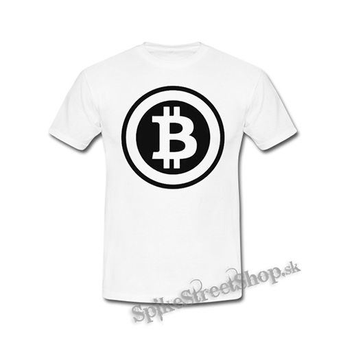 BITCOIN - Znak - biele detské tričko