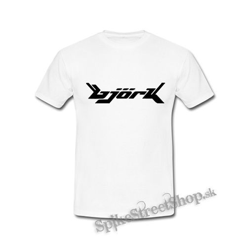 BJORK - Logo - biele detské tričko