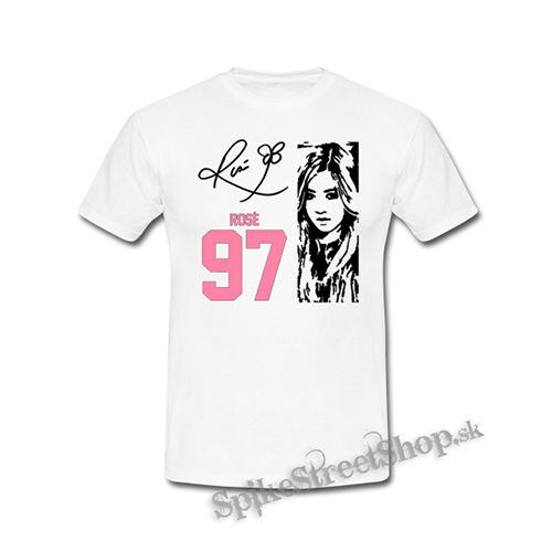 BLACKPINK - Rosé 97 Signature Portrait - biele detské tričko