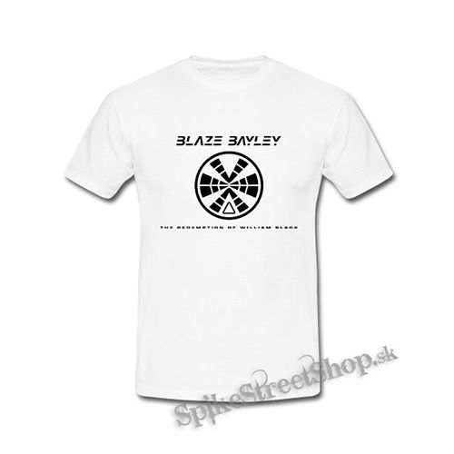 BLAZE BAYLEY - Logo - biele detské tričko