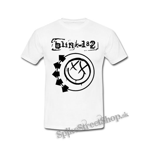 BLINK 182 - Logo & Smile - biele detské tričko