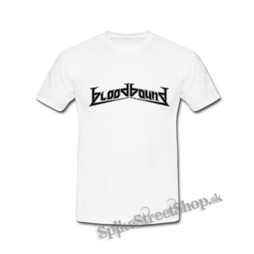 BLOODBOUND - Black Logo Band - biele detské tričko
