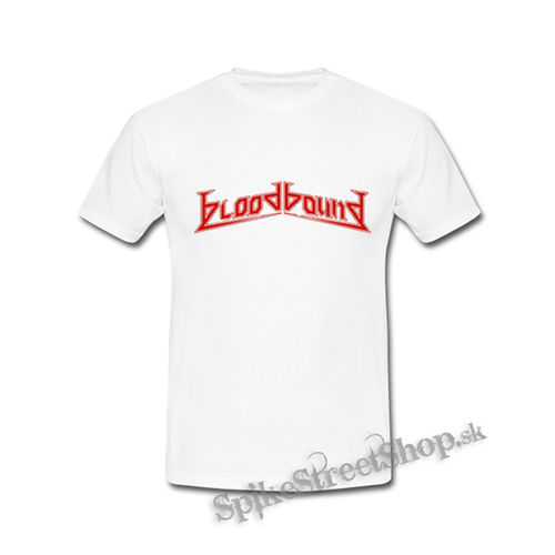 BLOODBOUND - Red Logo Band - biele detské tričko