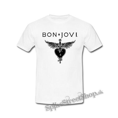BON JOVI - White Heart - biele detské tričko