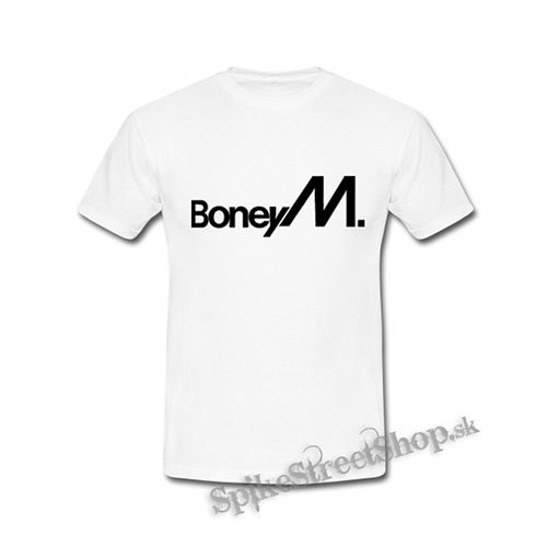 BONEY M - Logo - biele detské tričko