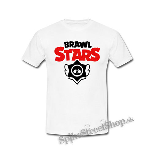 BRAWL STARS - Logo - biele detské tričko