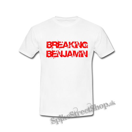 BREAKING BENJAMIN - Red Logo Motive 2 - biele detské tričko