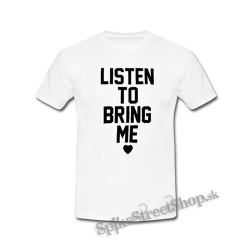 BRING ME THE HORIZON - LISTEN TO BRING ME - biele detské tričko