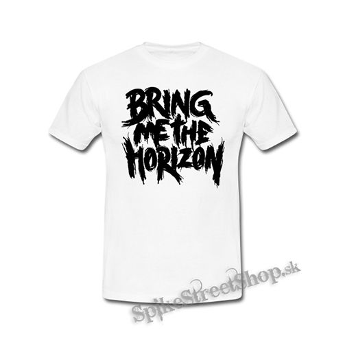 BRING ME THE HORIZON - Painted Logo - biele detské tričko