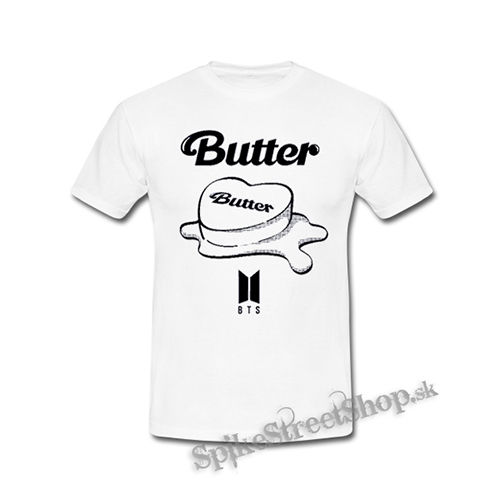 BTS - BANGTAN BOYS - Butter - biele detské tričko