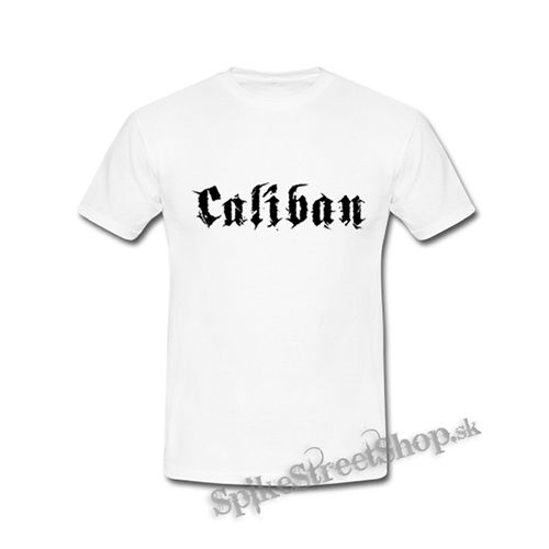 CALIBAN - Logo - biele detské tričko