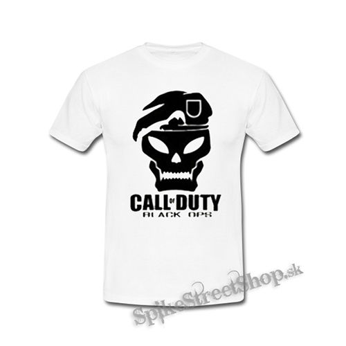 CALL OF DUTY - Skull - biele detské tričko
