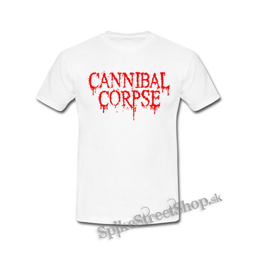 CANNIBAL CORPSE - Red Logo - biele detské tričko