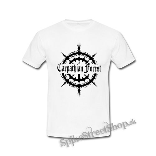 CARPATHIAN FOREST - Black Logo - biele detské tričko