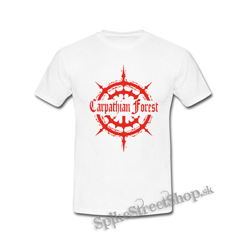 CARPATHIAN FOREST - Red Logo - biele detské tričko