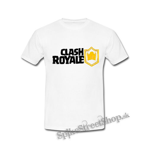 CLASH ROYALE - Logo - biele detské tričko