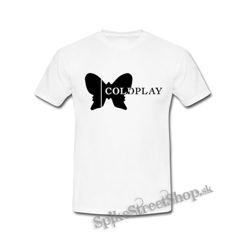 COLDPLAY - Butterfly Logo - biele detské tričko
