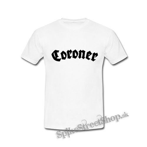 CORONER - Logo - biele detské tričko